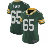 Women's Green Bay Packers #65 Aaron Banks Green 2025 Vapor Untouchable Limited Football Stitched Jersey