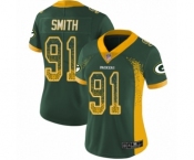 Women's Green Bay Packers #91 Preston Smith Limited Green Rush Drift Fashion Football Jersey
