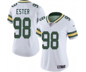 Women's Green Bay Packers #98 James Ester White 2025 Vapor Untouchable Limited Football Stitched Jersey