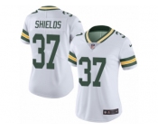 Women's Nike Green Bay Packers #37 Sam Shields Limited White Rush NFL Jersey