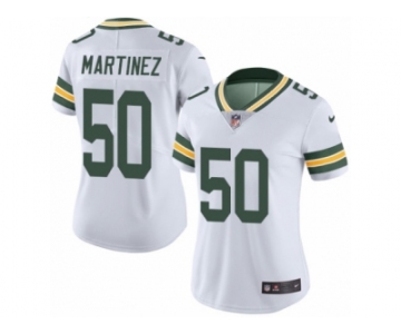 Women's Nike Green Bay Packers #50 Blake Martinez Limited White Rush NFL Jersey
