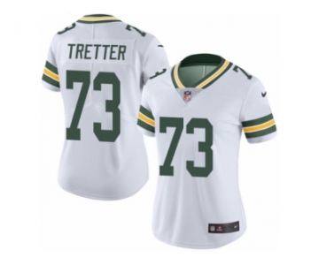Women's Nike Green Bay Packers #73 JC Tretter Limited White Rush NFL Jersey