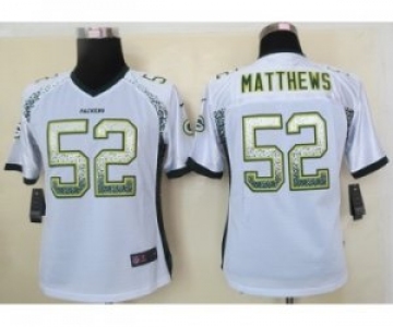 nike women nfl jerseys green bay packers #52 clay matthews white[Elite drift fashion]