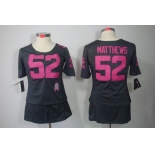 nike women nfl jerseys green bay packers #52 matthews dk.grey[breast cancer awareness]