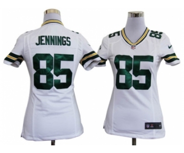 nike women nfl jerseys green bay packers #85 greg jennings white[nike]