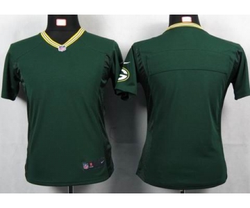 nike women nfl jerseys green bay packers blank green[portrait fashion]