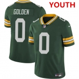 Youth Green Bay Packers #0 matthew golden green 2025 vapor untouchable limited stitched football jersey Youth Green Bay Packers #0 matthew golden green 2025 vapor untouchable limited stitched football jersey