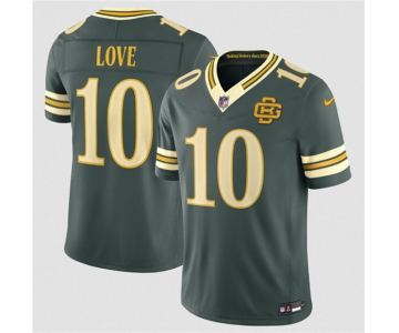 Youth Green Bay Packers #10 Jordan Love Dark Green 2026 Rivalries Collection Limited Football Stitched Jersey