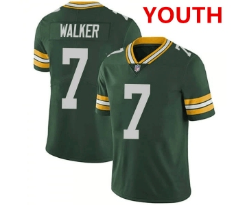 Youth Green Bay Packers #7 Quay Walker Green Vapor Untouchable Limited Stitched Football Jersey