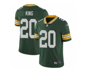Youth Nike Green Bay Packers #20 Kevin King Vapor Untouchable Limited Green Team Color NFL Jersey