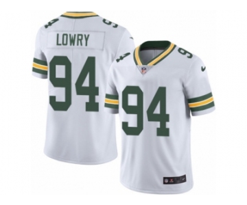 Youth Nike Green Bay Packers #94 Dean Lowry White Vapor Untouchable Elite Player NFL Jersey