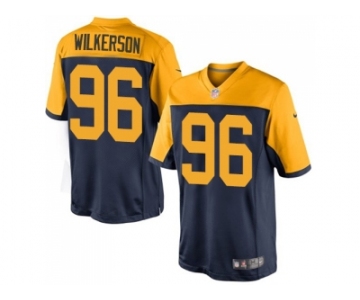 Youth Nike Green Bay Packers #96 Muhammad Wilkerson Navy Blue Alternate Stitched NFL New Limited Jersey
