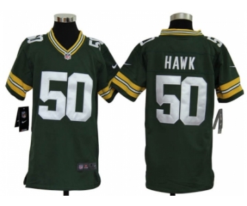 nike youth nfl jerseys green bay packers #50 hawk green[nike]