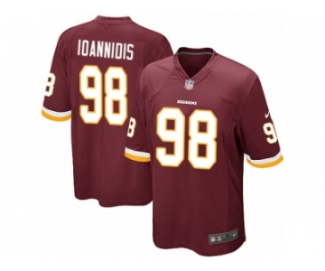 Men Nike Washington Redskins #98 Matthew Ioannidis Game Burgundy Red Team Color NFL Jersey