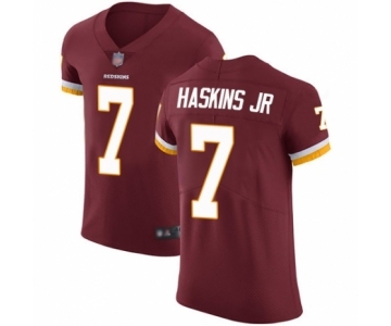 Men Washington Redskins #7 Dwayne Haskins Burgundy Red Team Color Vapor Untouchable Elite Player Football Jersey