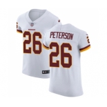 Men's Nike Washington Redskins #26 Adrian Peterson White Vapor Untouchable Elite Player NFL Jersey