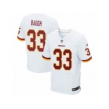 Men's Nike Washington Redskins #33 Sammy Baugh Elite White NFL Jersey