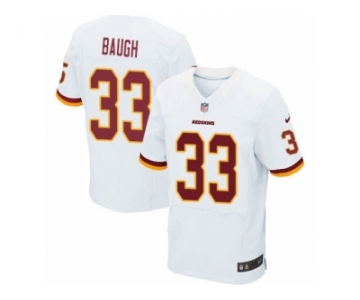 Men's Nike Washington Redskins #33 Sammy Baugh Elite White NFL Jersey