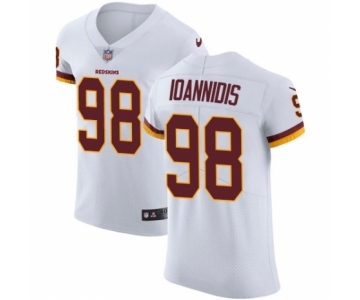 Men's Nike Washington Redskins #98 Matt Ioannidis White Vapor Untouchable Elite Player NFL Jersey