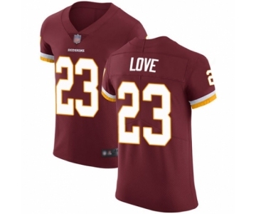 Men's Washington Redskins #23 Bryce Love Burgundy Red Team Color Vapor Untouchable Elite Player Football Jersey