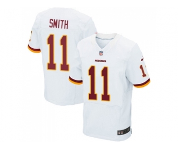 Nike Washington Redskins #11 Alex Smith White Men Stitched NFL Elite Jersey