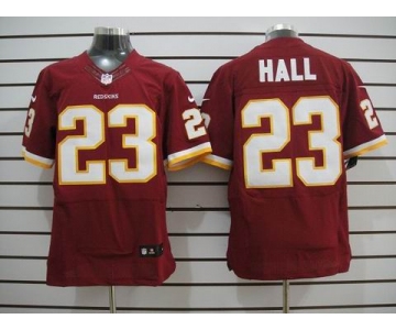 nike nfl jerseys washington redskins #23 hall red[elite]