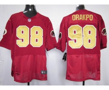 nike nfl jerseys washington redskins #98 orakpo red(80 anniversary)