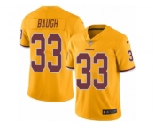 Men Nike Washington Redskins #33 Sammy Baugh Limited Gold Rush Vapor Untouchable NFL Jersey