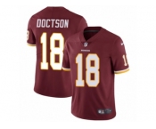 Men's Nike Washington Redskins #18 Josh Doctson Vapor Untouchable Limited Burgundy Red Team Color NFL Jersey