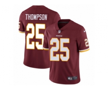 Men's Nike Washington Redskins #25 Chris Thompson Vapor Untouchable Limited Burgundy Red Team Color NFL Jersey