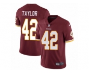 Men's Nike Washington Redskins #42 Charley Taylor Vapor Untouchable Limited Burgundy Red Team Color NFL Jersey