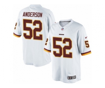 Men's Nike Washington Redskins #52 Ryan Anderson Limited White NFL Jersey