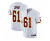 Men's Nike Washington Redskins #61 Spencer Long Vapor Untouchable Limited White NFL Jersey