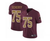 Men's Nike Washington Redskins #75 Brandon Scherff Vapor Untouchable Limited Burgundy Red Gold Number Alternate 80TH Anniversary NFL Jersey Men's Nike Washington Redskins #75 Brandon Scherff Vapor Untouchable Limited Burgundy Red Gold Number Alternate 80TH Anniversary NFL Jersey