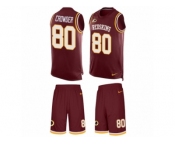Men's Nike Washington Redskins #80 Jamison Crowder Limited Burgundy Red Tank Top Suit NFL Jersey Men's Nike Washington Redskins #80 Jamison Crowder Limited Burgundy Red Tank Top Suit NFL Jersey