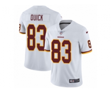 Men's Nike Washington Redskins #83 Brian Quick Vapor Untouchable Limited White NFL Jersey