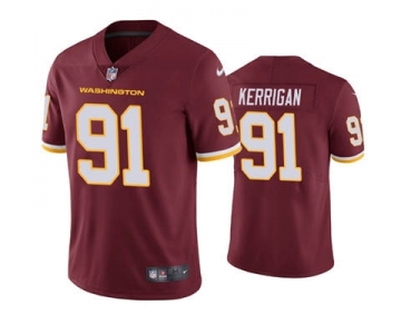 Men's Washington Football Team Red #91 Ryan Kerrigan Vapor Untouchable Limited Stitched Football Jersey