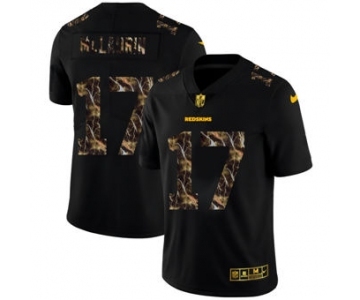 Men's Washington Redskins #17 Terry McLaurin Black Flocked Lightning Vapor Limited Football Jersey