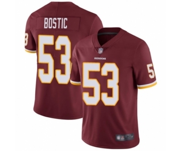 Men's Washington Redskins #53 Jon Bostic Burgundy Red Team Color Vapor Untouchable Limited Player Football Jersey