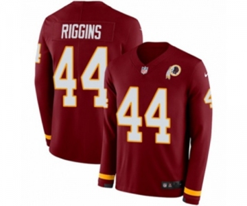 Nike Washington Redskins #44 John Riggins Limited Burgundy Therma Long Sleeve NFL Jersey