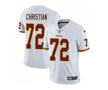 Nike Washington Redskins #72 Geron Christian White Men Stitched NFL Vapor Untouchable Limited Jersey