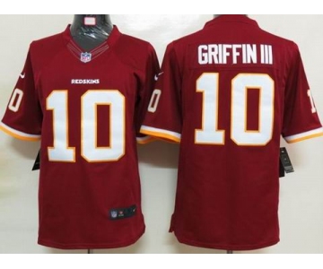 nike nfl jerseys washington redskins #10 griffiniii red[nike limited]