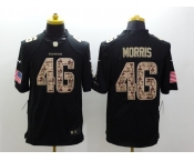 nike nfl jerseys washington redskins #46 morris black[salute to service limited]