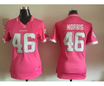 2015 Women Nike Washington Redskins #46 Alfred Morris pink jerseys