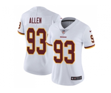 Women Nike Washington Redskins #93 Jonathan Allen White Stitched NFL Vapor Untouchable Limited Jersey
