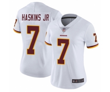 Women Washington Redskins #7 Dwayne Haskins White Vapor Untouchable Limited Player Football Jersey