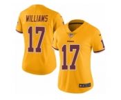 Women's Nike Washington Redskins #17 Doug Williams Limited Gold Rush NFL Jersey