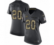 Women's Nike Washington Redskins #20 Ha Clinton-Dix Limited Black 2016 Salute to Service NFL Jersey