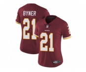Women's Nike Washington Redskins #21 Earnest Byner Vapor Untouchable Limited Burgundy Red Team Color NFL Jersey