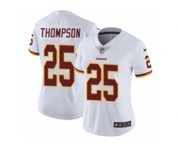 Women's Nike Washington Redskins #25 Chris Thompson Vapor Untouchable Limited White NFL Jersey